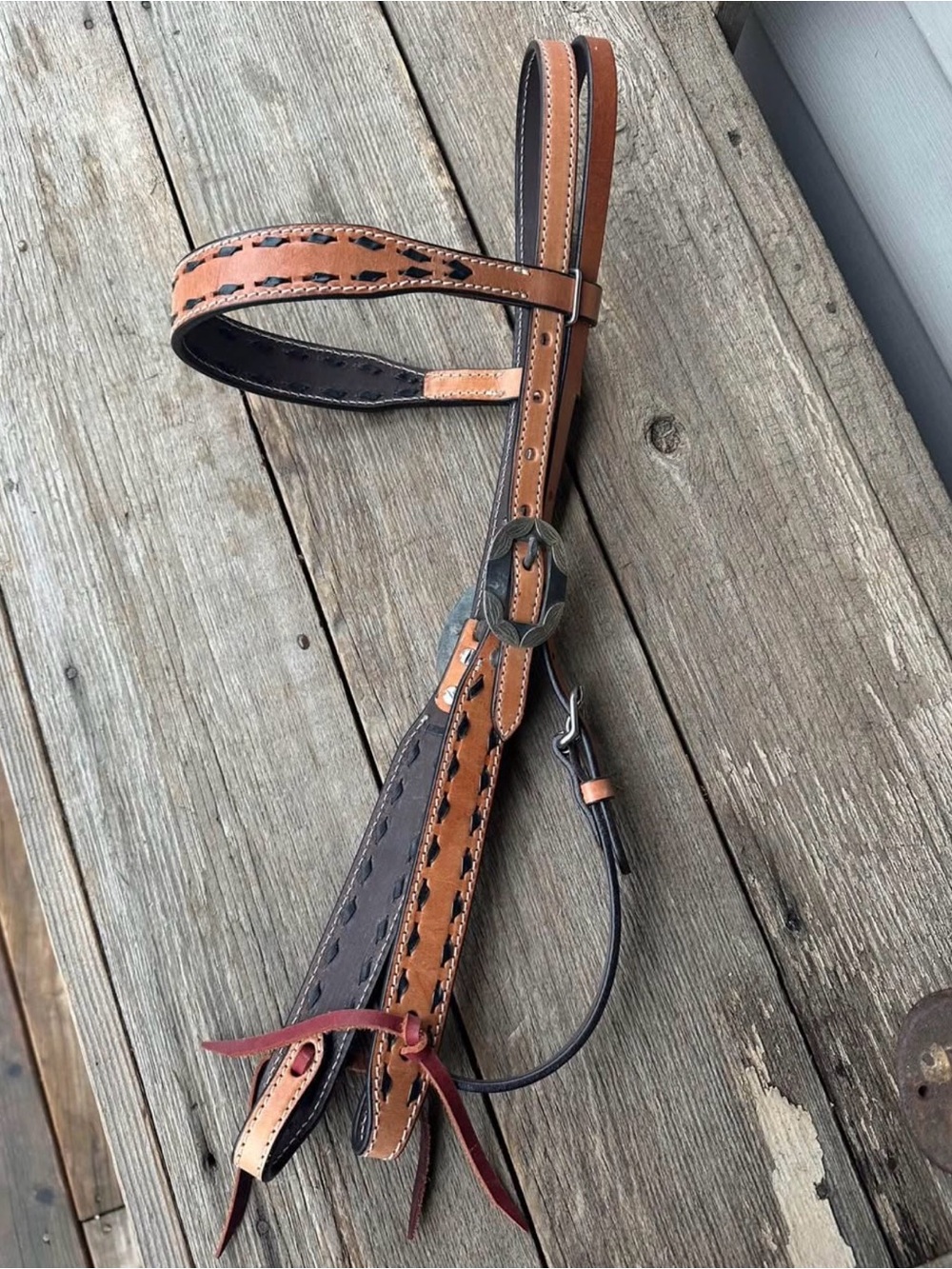NEW Teskey’s Buckstitch Leather Western Headstall